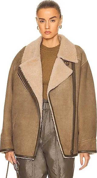 Isabel Marant Etoile Adagio Jacket in Brown
