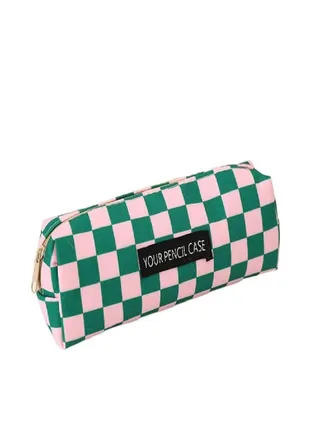Supplies Large Capacity Desktop Storage Bags Pen Case Pencil Pouch Cosmetics Bag Lattice Pen Bag 