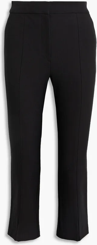 Bianca cropped cotton-blend slim-leg pants