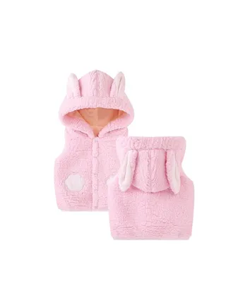Autumn And Winter Imitation Lamb Plush Vest For Children's Vest 
