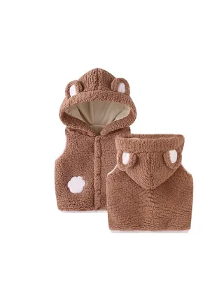 Autumn And Winter Imitation Lamb Plush Vest For Children's Vest 