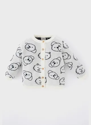 Infant Printed Cardigan 