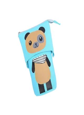 Gift Animal Pull-Down Korean Style Stationery Bag Pencil Case Pencil Pouch Desktop Storage Bags 