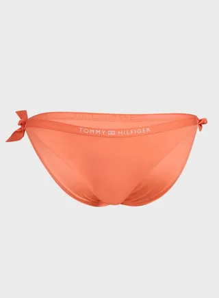 Cheeky Side Tie Curve Bikini Bottom