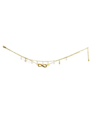 Arrow anklet for women made of beads 