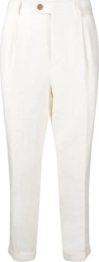 Cropped Tailored Trousers