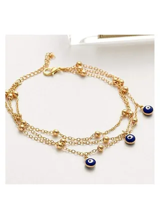 Modern Multi-layer Anklets 