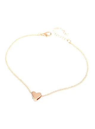 Single Heart Pattern Anklet 