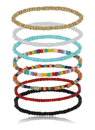 Handmade Beads Multilayered Women Anklets 