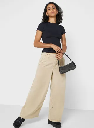 High Waist Baggy  Pants 