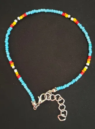EvancyStore Handmade Anklet Baby-Blue women's accessories 