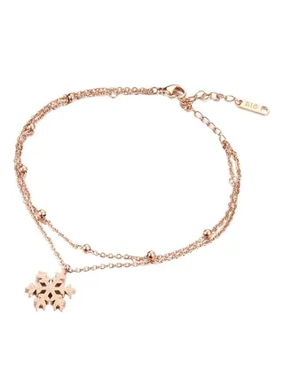 Gold Plated Adjustable Anklet 