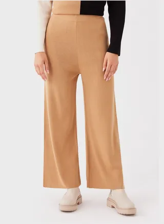 Wide Leg High Waist Pants 
