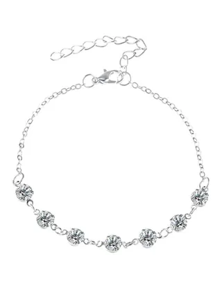 Fashionable Crystal Anklet 