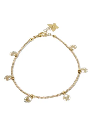 Butterflies Hanging Anklet 