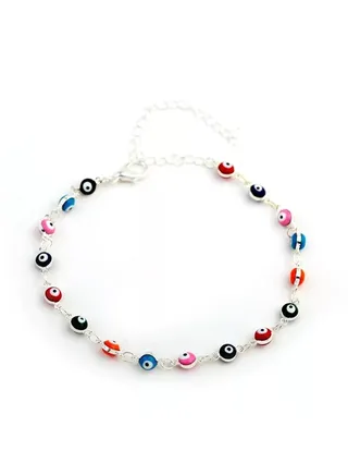 Evil Eye Design Anklet 
