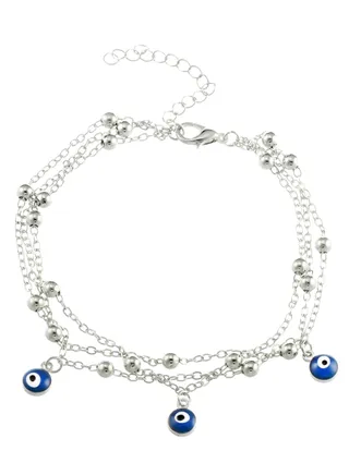 Beads Design Multi Layer Anklet 