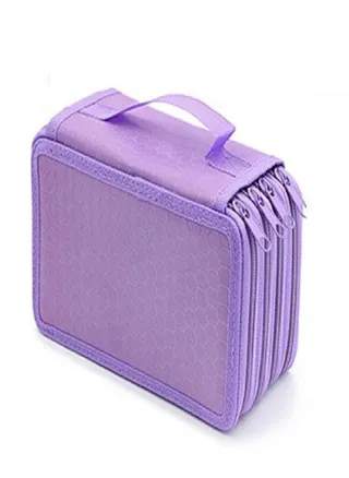 No Pencils Four-layer 72-hole Pencil Case Painting Storage Stationery Box Student Large Capacity Stationery Storage Bag 