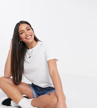 ASOS DESIGN Tall ultimate cotton T-shirt with crew neck in white - WHITE