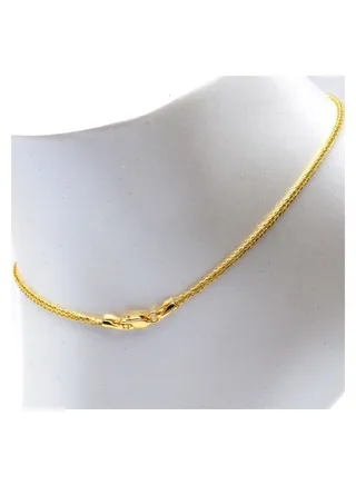 Real Gold Wide Anklet HSPRTDK 4170 A1033 