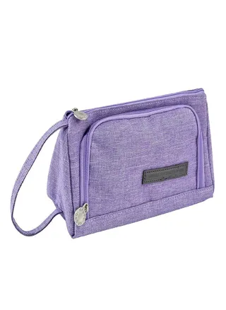 Large-capacity Storage Pencil Bag Zipper Bag School Supplies Office  Stationery Storage Bag Simple- Retro Style Literary Cute Multifunctional 