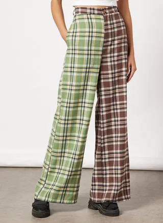 Laura Checkered Trousers 