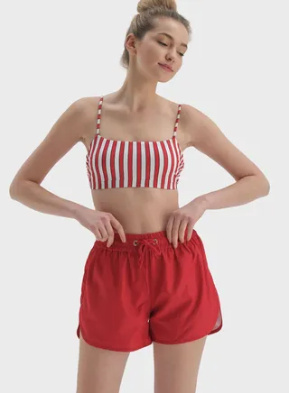 Striped Bikini Top 