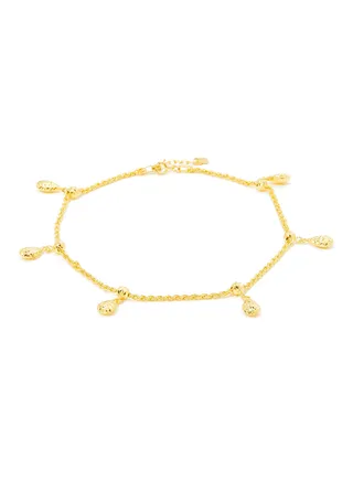 18K Gold Anklet 