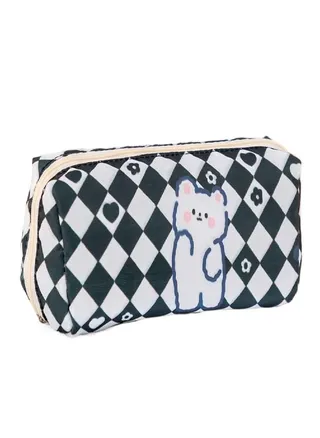 Student Korean Style School Supplies Stationery Bag Pencil Pouch Pen Bag Desktop Storage Bags 