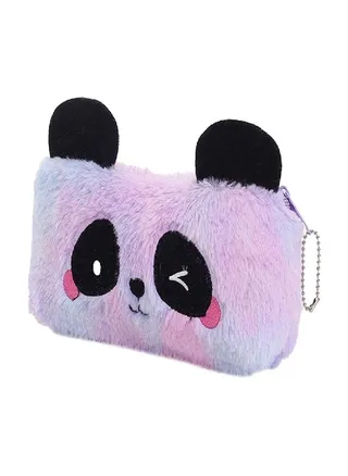 Large Capacity Pen Pouch Plush Panda Pencil Bag Panda Pencil Case Plush Pencil Bag Panda Pen Bag 