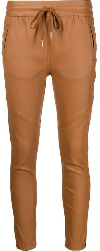 Escobar stretch-leather trousers