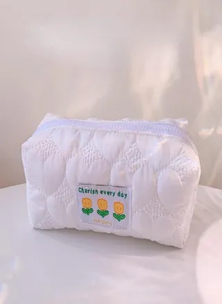 Portable Pencil Case Kawaii Student Large-capacity Stationery Box School Supplies Cloth Pencil Bag 