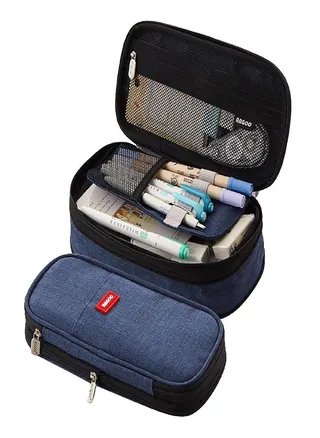 Pencil Case Big Capacity Pencil Pouch Storage Bag For Student Girl Adult Of Office College School Organizer 