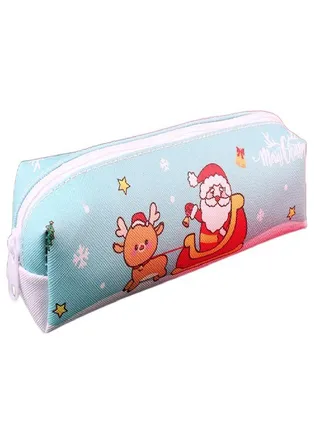 Pouch Pen Organizer Snowman Storage Bag Cartoon Pencil Case Student Gift  Pencil Bag 