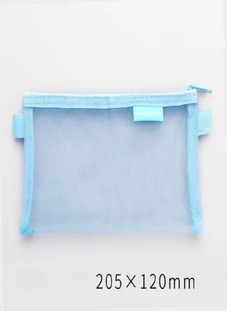 Transparent Mesh Pencil Case Storage Student Simple Pencil Bag Large Capacity Stationery Pencilcase 