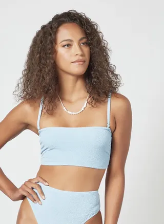 Lowe Bikini Top Blue 