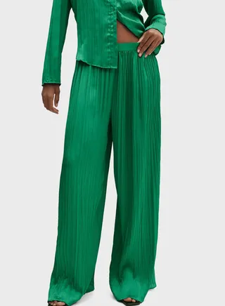 Tiered Wide Leg Pants 