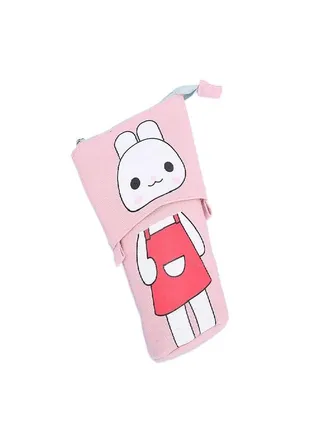 Gift Animal Pull-Down Korean Style Stationery Bag Pencil Case Pencil Pouch Desktop Storage Bags 