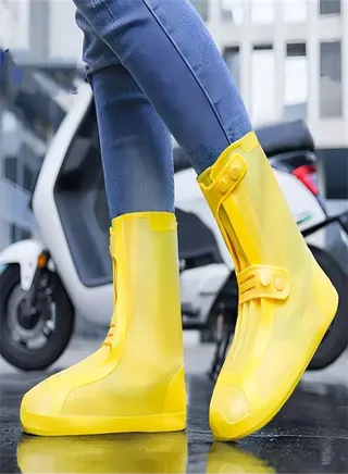 Children's High Rain Boots Yellow 