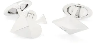 Dunhill Playing Cards Sterling Silver Cufflinks JMC82B5H