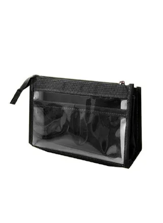 1PC Aesthetic Six Layer Pen Storage Bag Large Capacity Stationery Supplies Pencil Case Transparent 