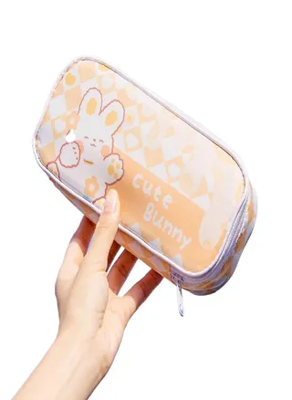 Large Capacity Pencil Case School Stationery Cute Student Pencil Bag Checkerboard  Pencil Case 