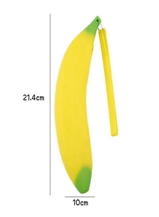 Simple Silicone  Capacity Large  Stationery Pag Pencil Case Vegetables Pencil Bag 