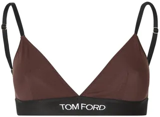 Tom Ford Logo Intarsia Waistband Bra