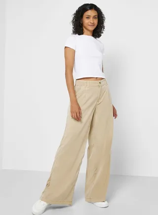 High Waist Baggy  Pants 