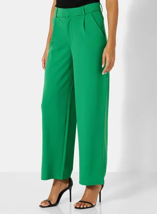 High Waist Wide Leg Pants 