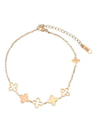 Plain Clover Anklet 