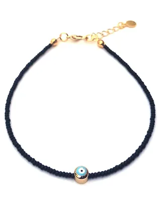Medium Size Evil Eye Anklet 