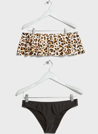 Leopard Print Bikini Set 