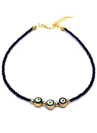 Long Size Evil Eye Anklet 